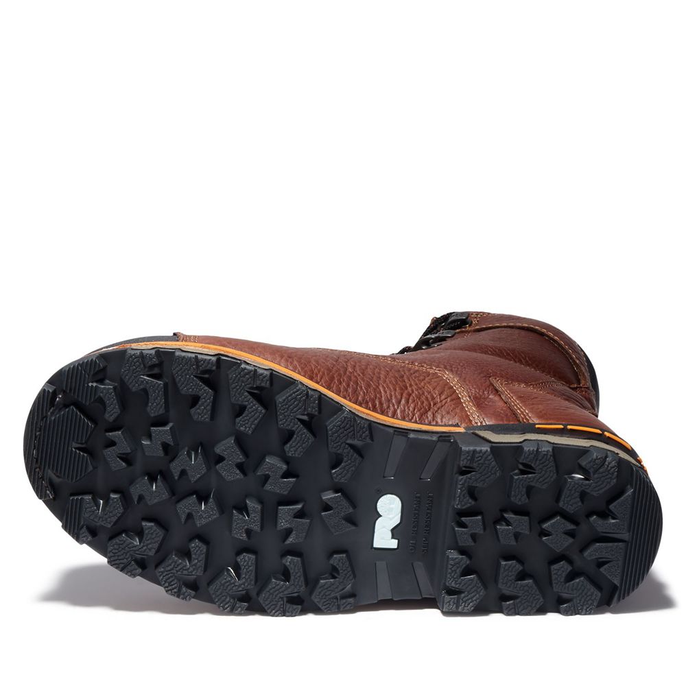 Bocanci De Muncă Timberland Barbati Maro/Negrii - Pro® Boondock 8\" Comp Toe - Romania - QUTLYO175